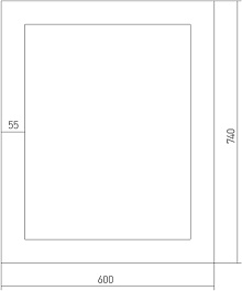 Mixline Зеркало Багет Вояж 60 – фотография-3